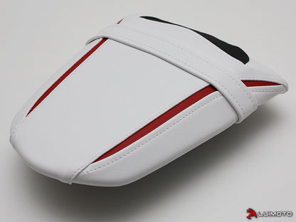LUIMOTO (Sport) Passenger Seat Covers for the Triumph DAYTONA 675 (13-18) / 765 & STREET TRIPLE Rx (15-16)