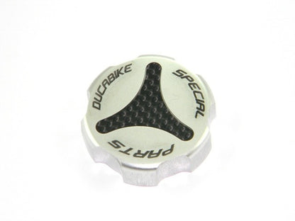 DBK Special Parts (Ducabike) Billet Rear Brake Reservoir Cap for Ducati (except Diavel and 2015+ Multistrada) and Clutch