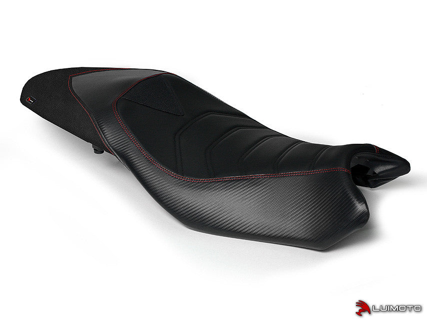 LUIMOTO (Cafe Line) Rider Seat Covers for the Triumph STREET TRIPLE (13-16)