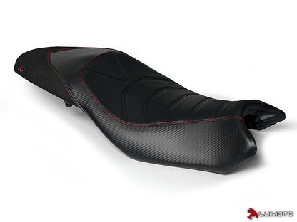 LUIMOTO (Cafe Line) Rider Seat Covers for the Triumph STREET TRIPLE (13-16)