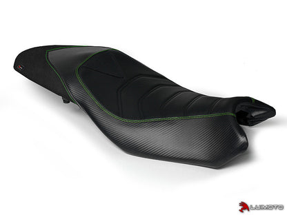 LUIMOTO (Cafe Line) Rider Seat Covers for the Triumph STREET TRIPLE (13-16)