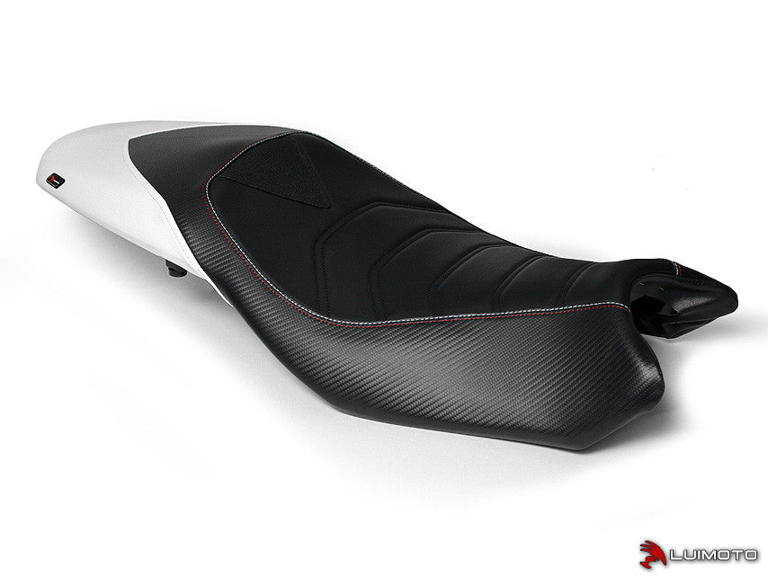LUIMOTO (Cafe Line) Rider Seat Covers for the Triumph STREET TRIPLE (13-16)