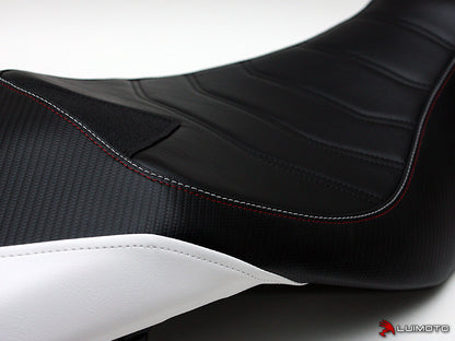 LUIMOTO (Cafe Line) Rider Seat Covers for the Triumph STREET TRIPLE (13-16)