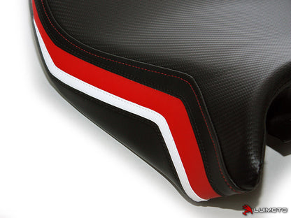 LUIMOTO (Sport) Rider Seat Covers for the Triumph STREET TRIPLE (13-16)