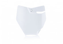 Acerbis 16-23 KTM SX65/ 21-23 GasGas MC65 Front Number Plate - 20 White