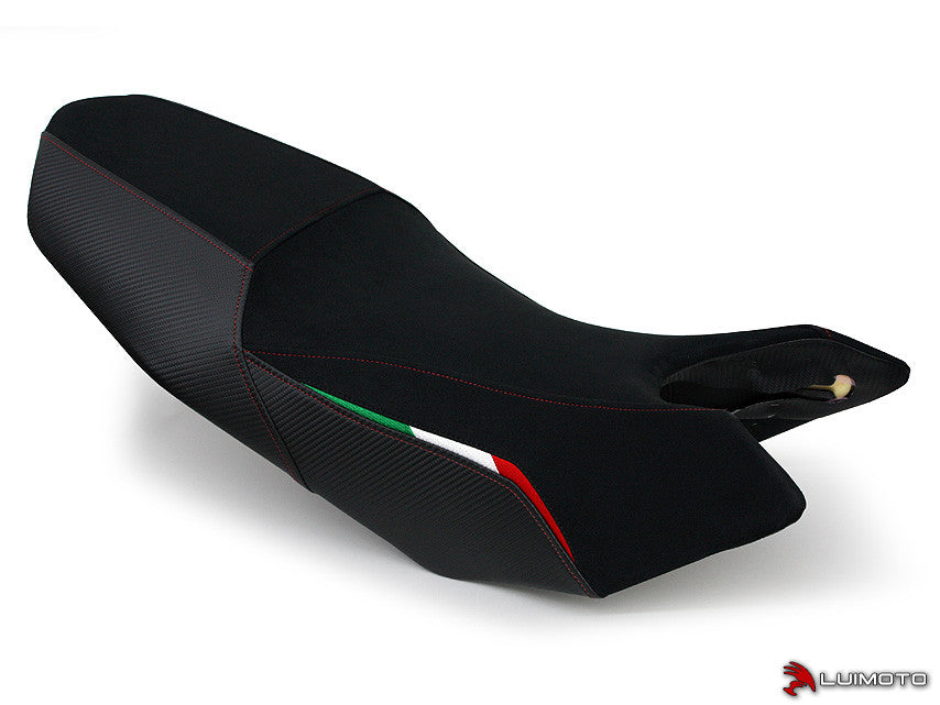 LUIMOTO Team Italia Seat Covers for the DUCATI Hypermotard 1100 /796 (07-12) - Fits Comfort seat