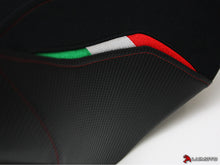 LUIMOTO TEAM ITALIA SUEDE Seat Cover for the DUCATI Hypermotard 1100 /796 (07-12) - Fits OEM Seat