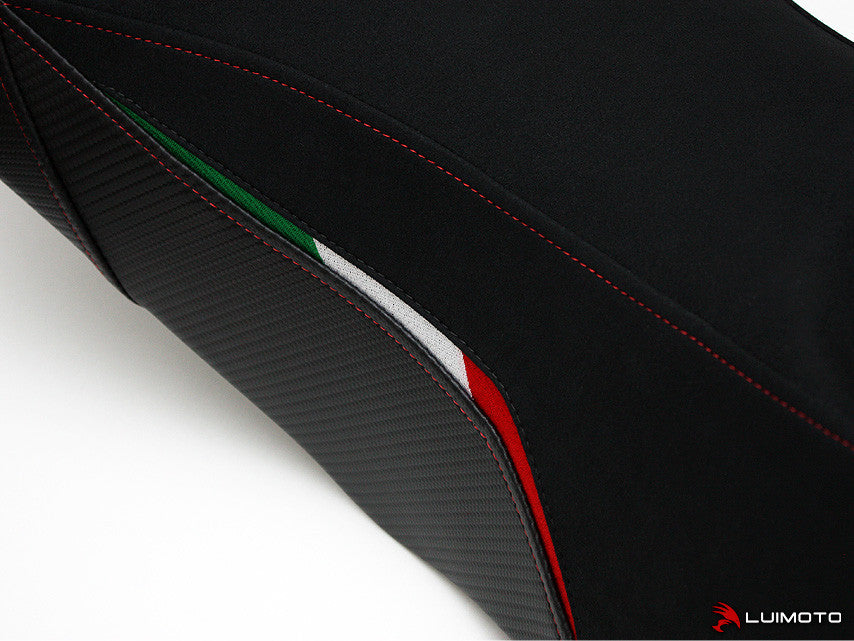 LUIMOTO Team Italia Seat Covers for the DUCATI Hypermotard 1100 /796 (07-12) - Fits Comfort seat
