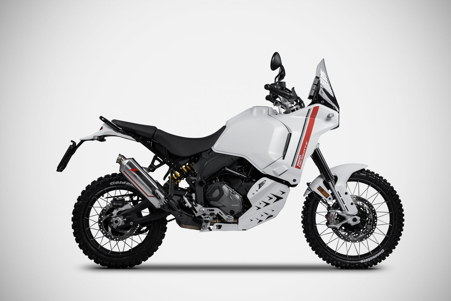 ZARD SABBIA Slip-on Exhaust for Ducati DesertX