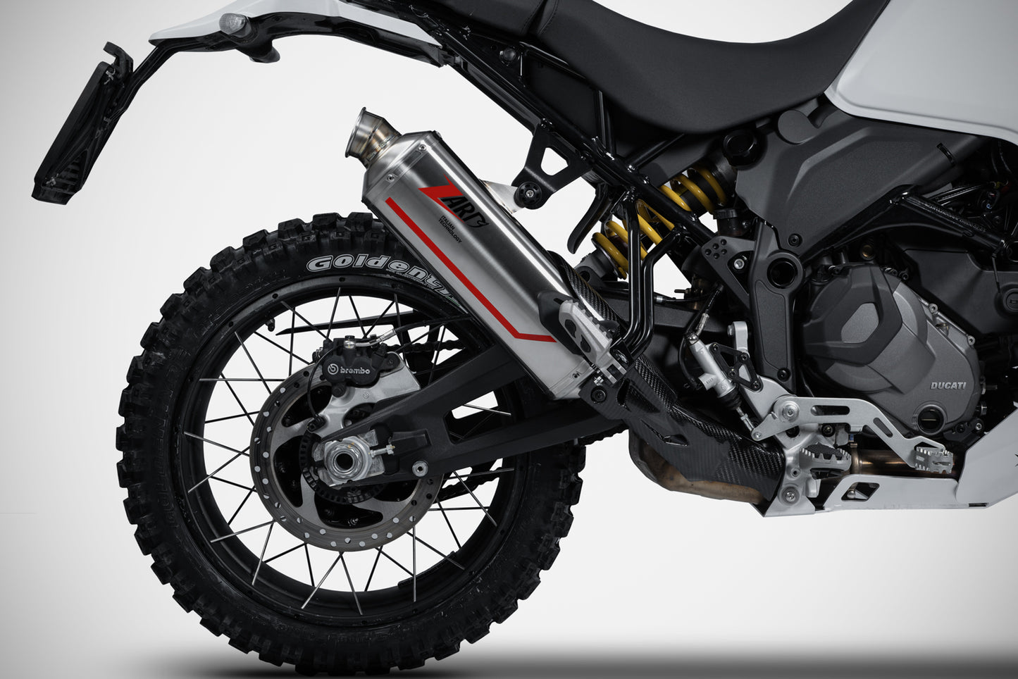 ZARD SABBIA Slip-on Exhaust for Ducati DesertX