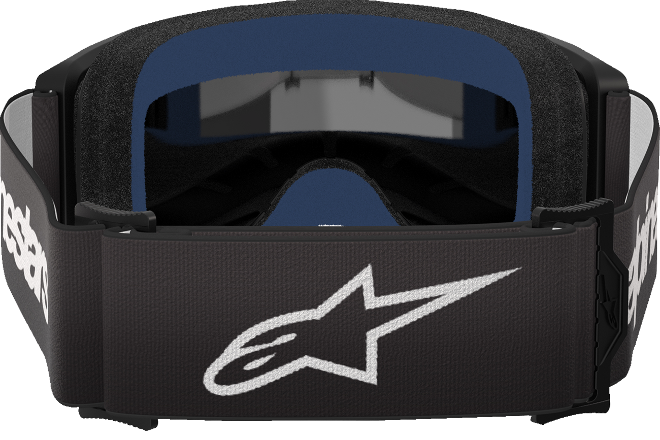 ALPINESTARS GOGGLES Vision 3 Goggle - Wordmark - Black - Silver Mirror Lens 5103225-1456