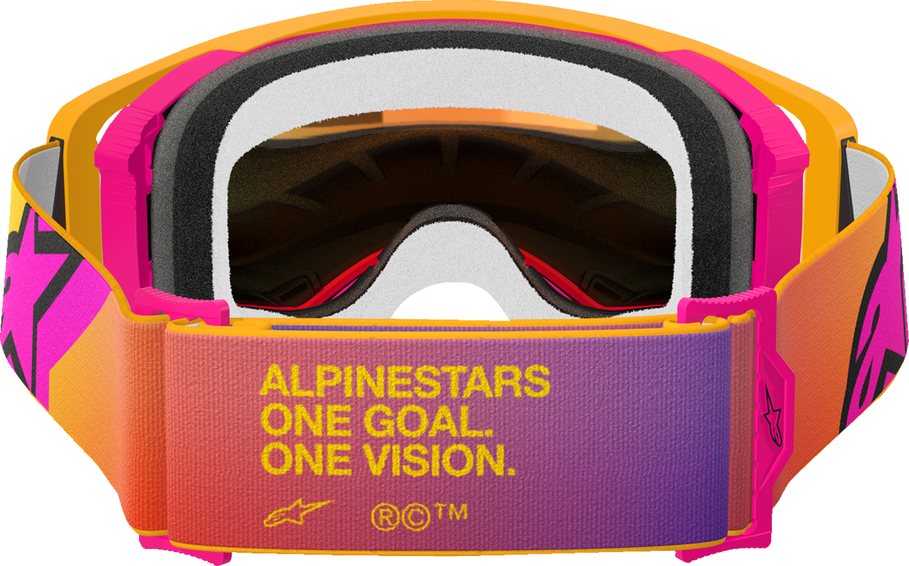 ALPINESTARS GOGGLES Supertech Goggle - Corp - Fluo Yellow - ABS Vision - Red Mirror Lens 5100325-5023