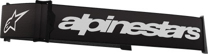 ALPINESTARS GOGGLES Supertech Goggle Strap - Black/White 9400125-12