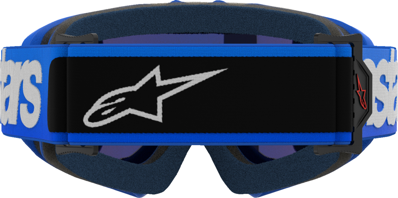 ALPINESTARS GOGGLES Youth Vision Goggle - Blaze - Blue - Blue Mirror Lens 5140425-7271