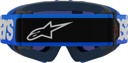 ALPINESTARS GOGGLES Youth Vision Goggle - Blaze - Blue - Blue Mirror Lens 5140425-7271