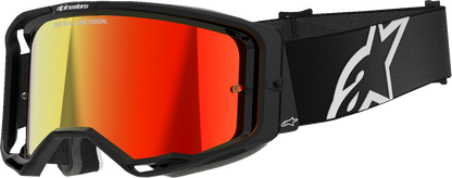 ALPINESTARS GOGGLES Vision 8 Goggle - Corp - Black - Red Mirror Lens 5101625-1446