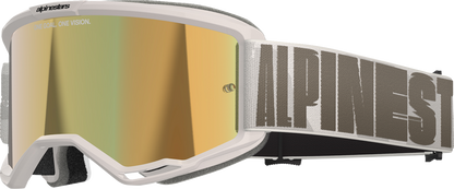ALPINESTARS GOGGLES Vision 5 Goggle - Hollow - Wind - Gold Mirror Lens 5102225-7311