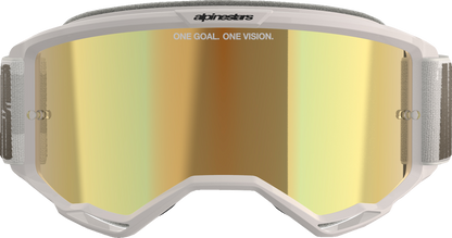 ALPINESTARS GOGGLES Vision 5 Goggle - Hollow - Wind - Gold Mirror Lens 5102225-7311