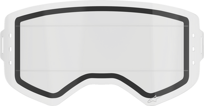 ALPINESTARS GOGGLES Supertech Wide Vision Lens - Roll-Off - Dual Pane - Clear 9100525-016