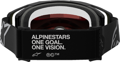 ALPINESTARS GOGGLES Vision 8 Goggle - Corp - Black - Red Mirror Lens 5101625-1446