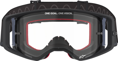 ALPINESTARS GOGGLES Supertech Goggle - Corp - Black/Gray - Clear Lens 5100125-1507