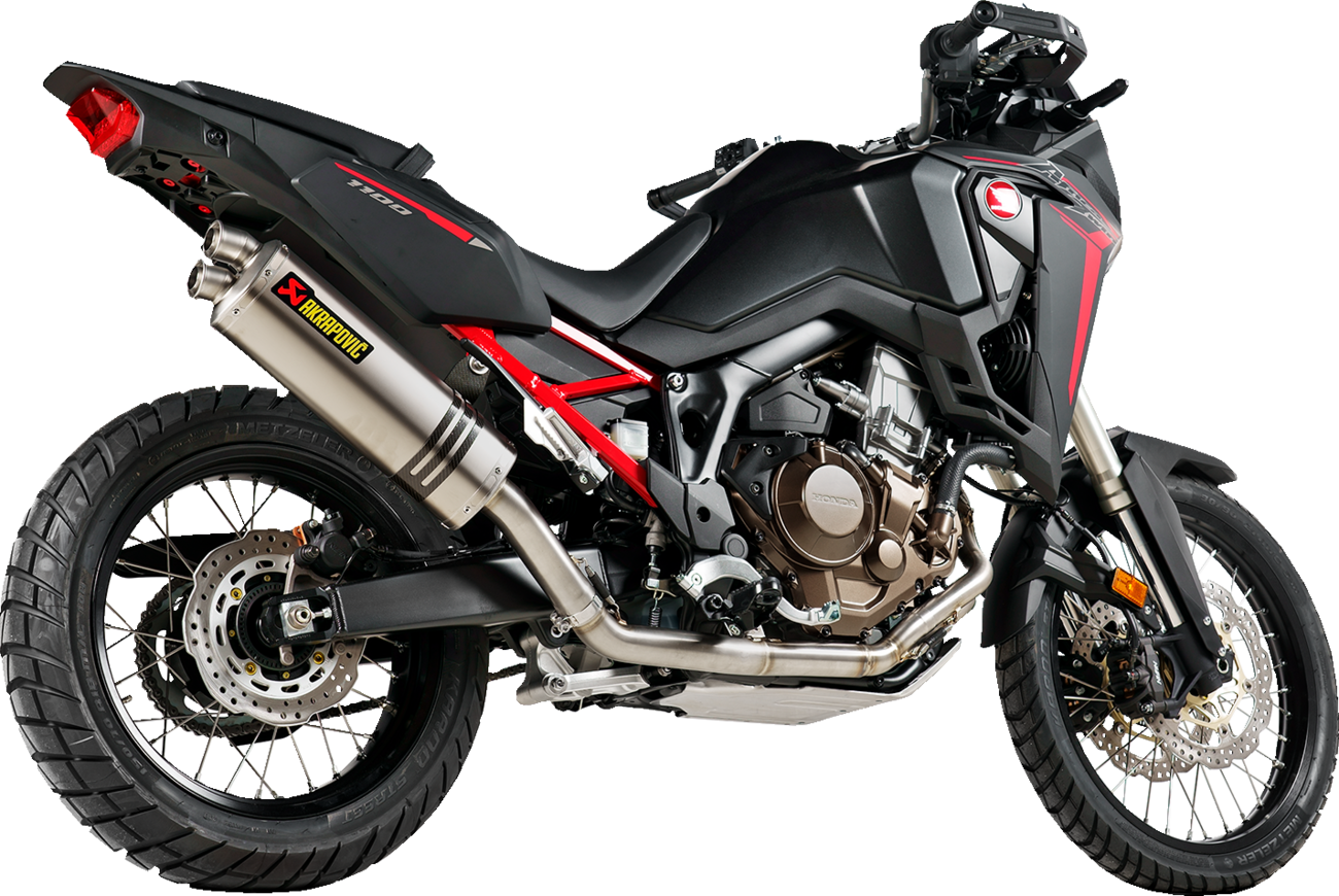 AKRAPOVIC Racing Line Exhaust System - Titanium - CRF1100L S-H11R3-WT