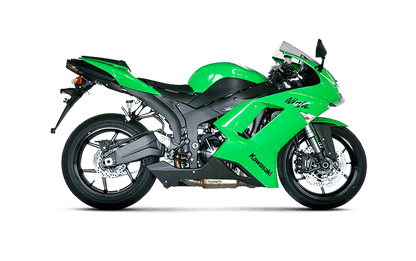 Akrapovic Slip-On Exhaust Kawasaki ZX-6R 2007-2008