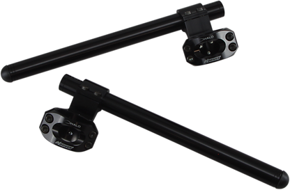 DRIVEN RACING Halo Clip-On Handlebar - Riser - 41 mm - Black DHCLOR41BK