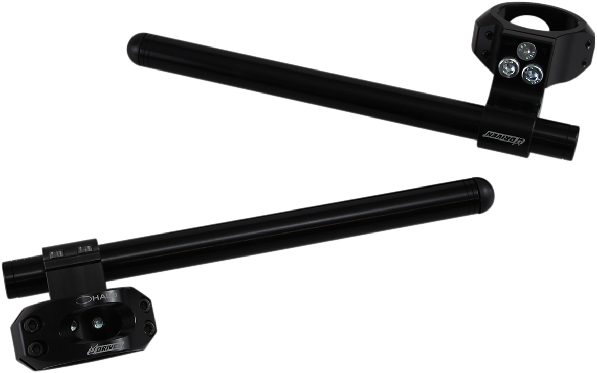 DRIVEN RACING Halo Clip-On Handlebar - Riser - 50 mm - Black DHCLOR50BK