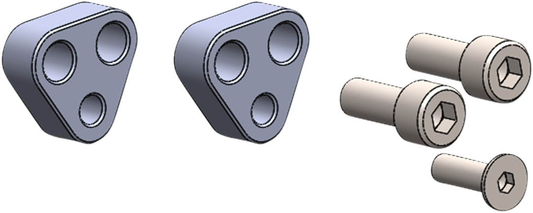 DRIVEN RACING Halo Rise Clip-On Spacers DHCL-SPC