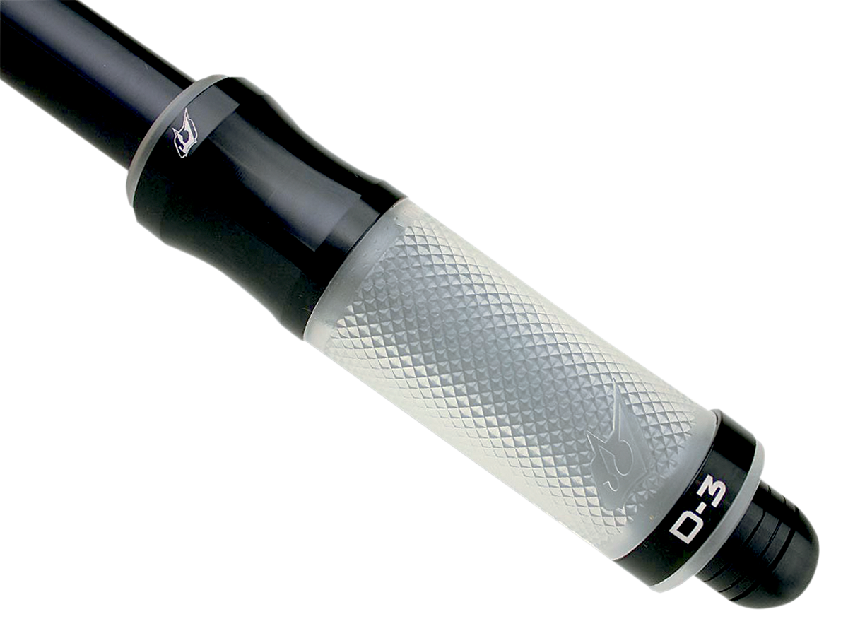 DRIVEN RACING 7/8" D3 Grips - Black/Clear D3CL