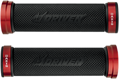 DRIVEN RACING D-Axis Grips - Red/Black DXG-RD