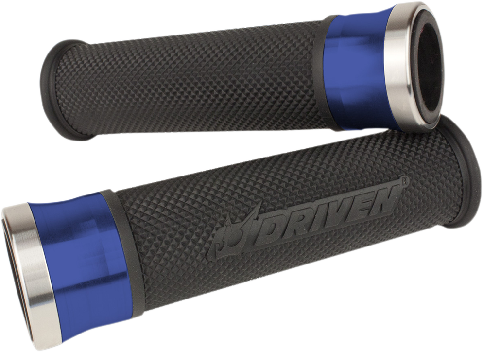DRIVEN RACING Halo Grips - Blue/Black DHS-BL