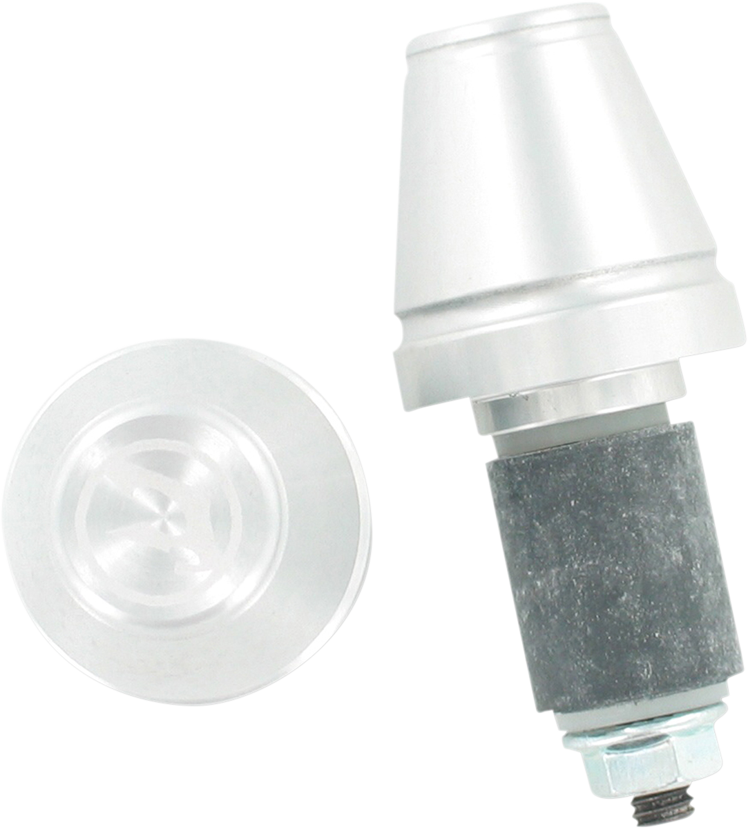 DRIVEN RACING V.2 Handlebar End Weight - Silver DBEW2-SL