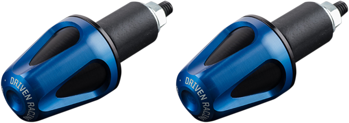 DRIVEN RACING D-Axis Handlebar End - Blue/Black DXB-BL