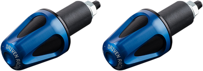 DRIVEN RACING D-Axis Handlebar End - Blue/Black DXB-BL
