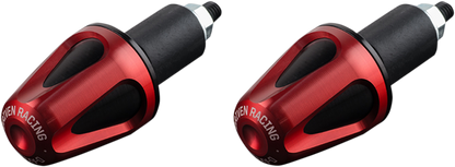 DRIVEN RACING D-Axis Handlebar End - Red/Black DXB-RD