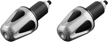 DRIVEN RACING D-Axis Handlebar End - Silver/Black DXB-SL