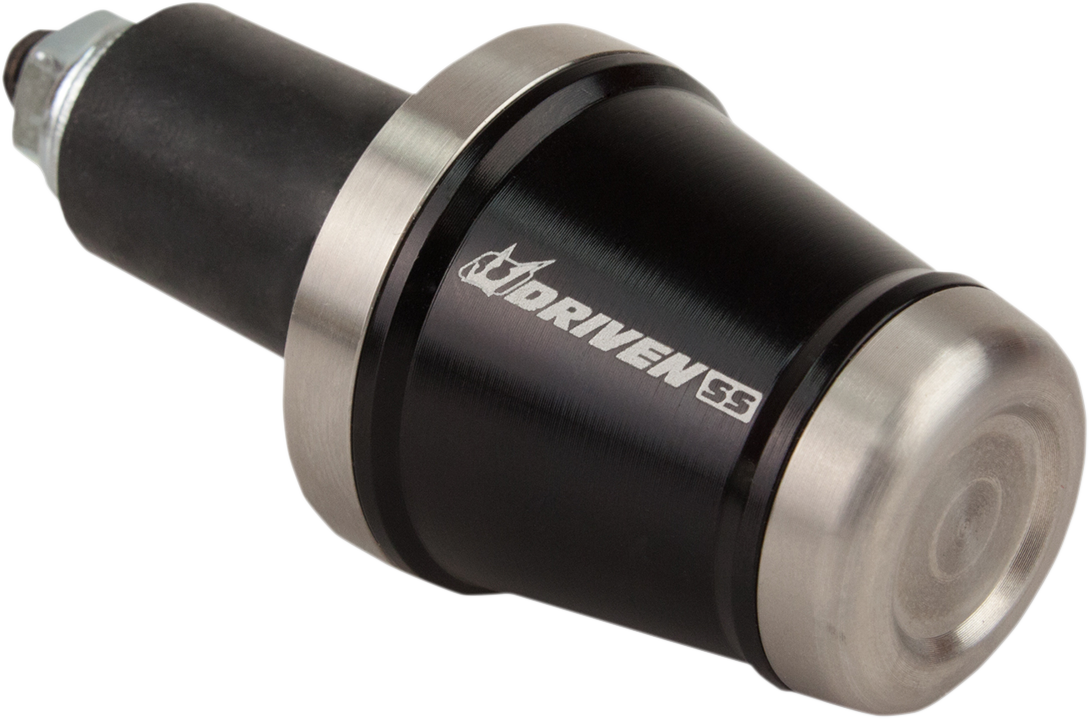 DRIVEN RACING Stainless Steel Handlebar End Weight - Black DBEW-SS-BK