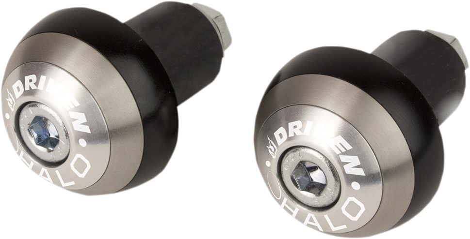 DRIVEN RACING Halo Handlebar End - Silver DHBEW-SL