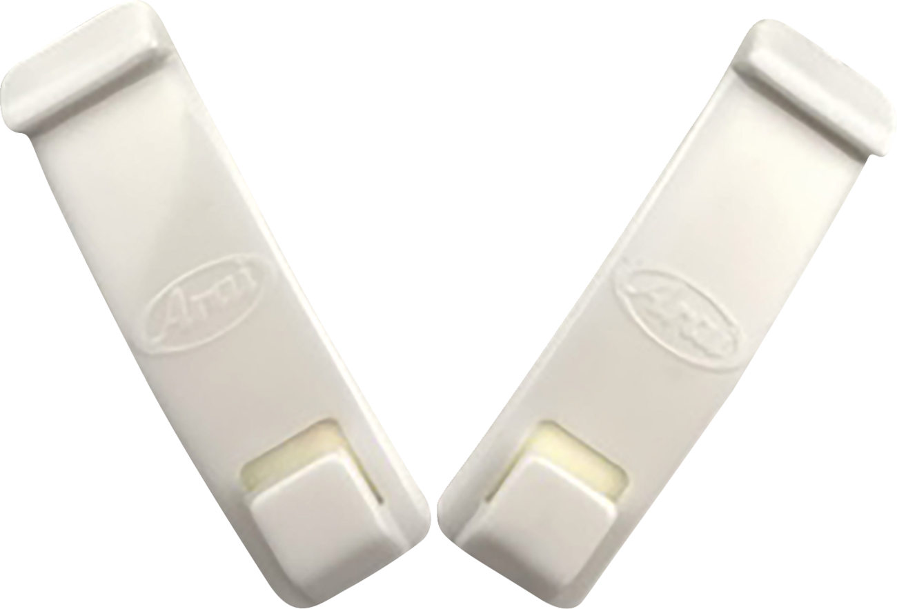 ARAI HELMETS Goggle Strap Holders - White 092175