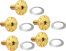 ARLEN NESS Bolt Kit - Holeshot/Front/Floating/Brake Rotor - Spoke Mount - Gold - 5 Pack 300-916