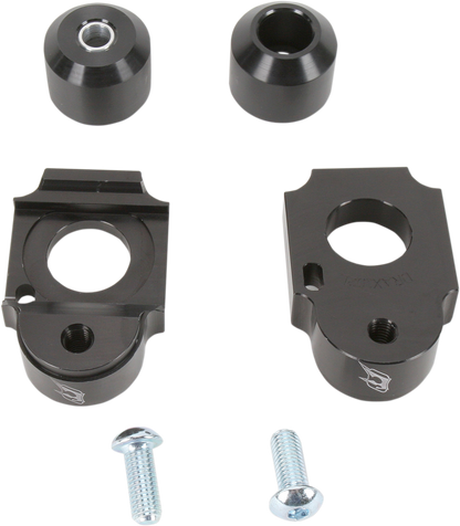 DRIVEN RACING Axle Block Sliders - Suzuki - Black DRAX-102-BK