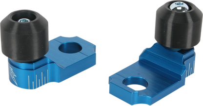 DRIVEN RACING Axle Block Sliders - Kawasaki ZX-10R - Blue DRAX-105-BL