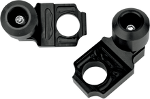 DRIVEN RACING Axle Block Sliders - Aprilia - Black DRAX-109-BK