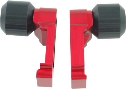DRIVEN RACING Axle Block Sliders - Suzuki - Red DRAX-111-RD