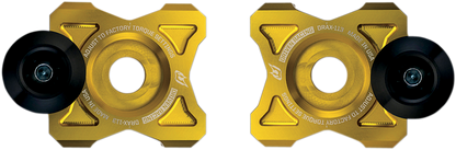 DRIVEN RACING Axle Block Sliders - Kawasaki - Gold DRAX-113-GD