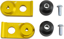 DRIVEN RACING Axle Block Sliders -Yamaha - Gold DRAX-116-GD