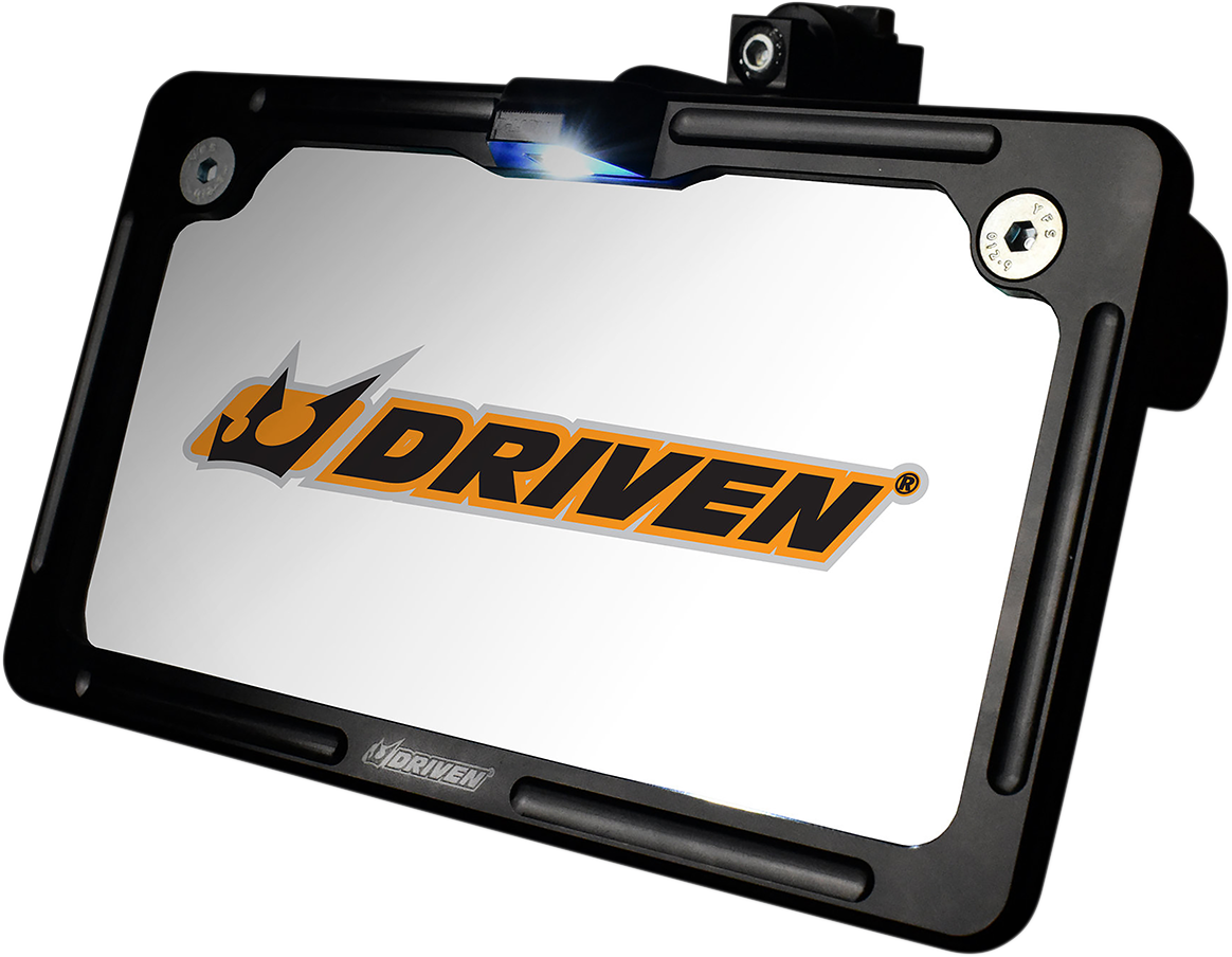 DRIVEN RACING License Plate Frame - LED - Black DFLPWL-01