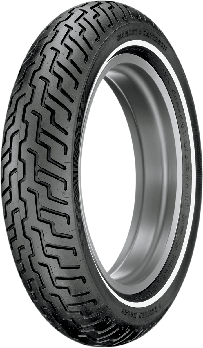 DUNLOP Tire - D402 - Front - MT90-16 - Narrow Whitewall - 72H 45006655
